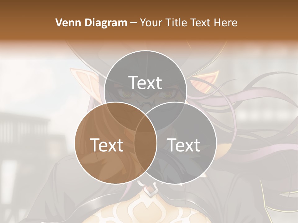 A Woman With Long Hair Wearing A Hat And Glasses PowerPoint Template