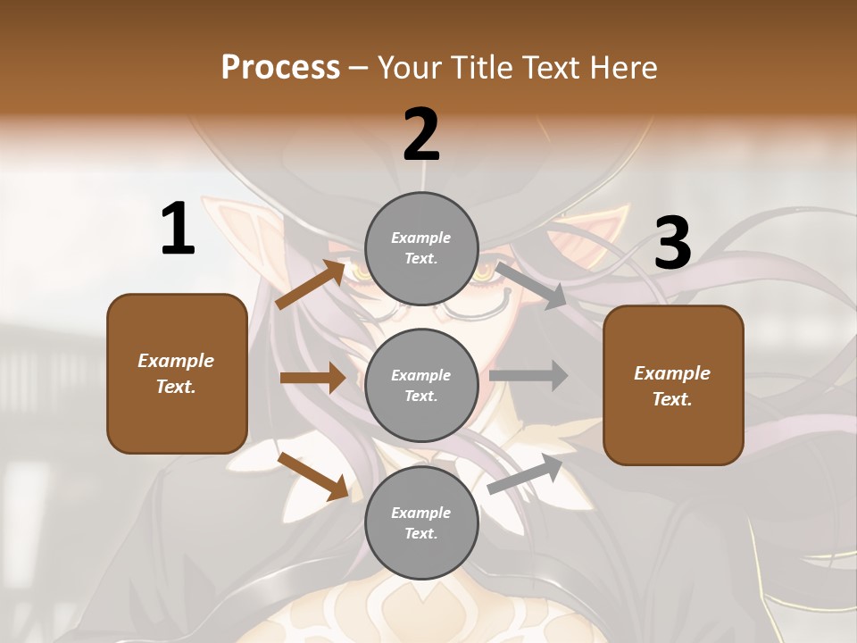 A Woman With Long Hair Wearing A Hat And Glasses PowerPoint Template