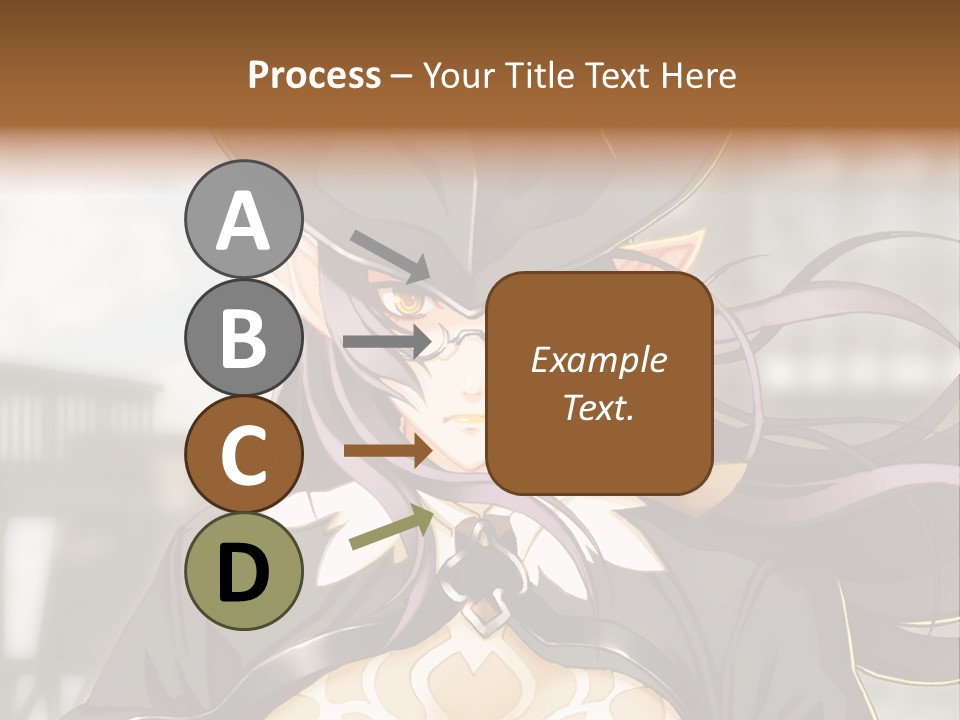 A Woman With Long Hair Wearing A Hat And Glasses PowerPoint Template