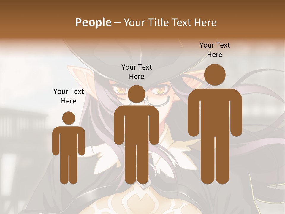 A Woman With Long Hair Wearing A Hat And Glasses PowerPoint Template