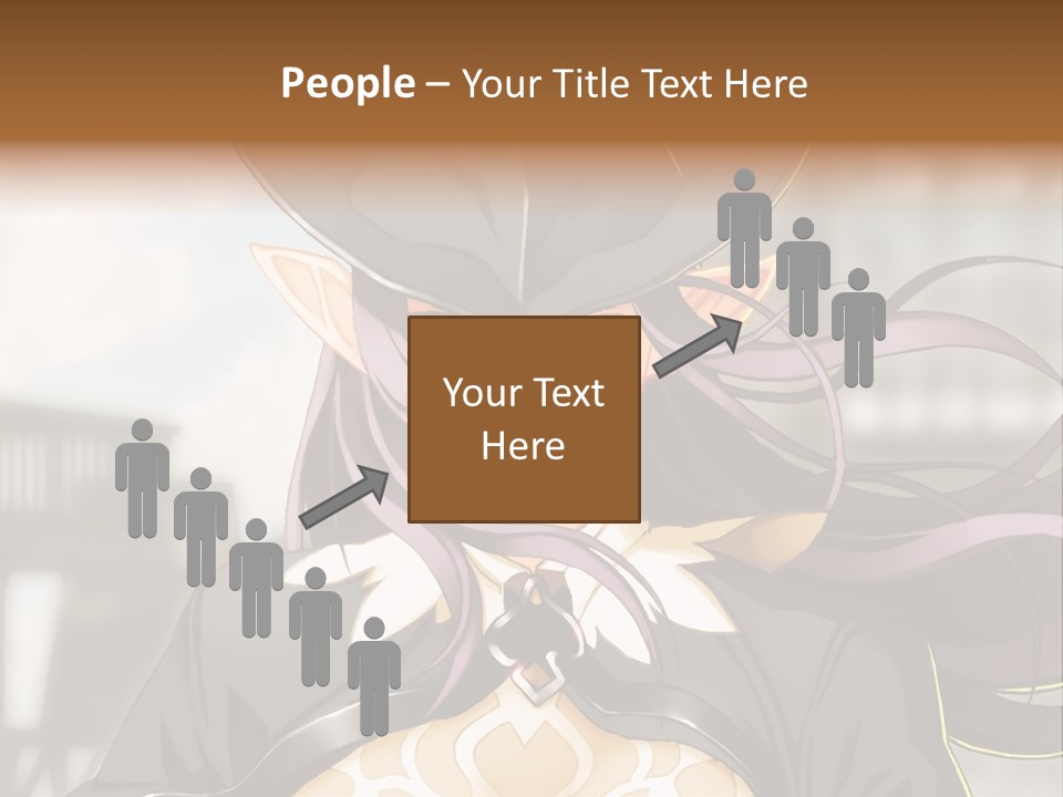 A Woman With Long Hair Wearing A Hat And Glasses PowerPoint Template