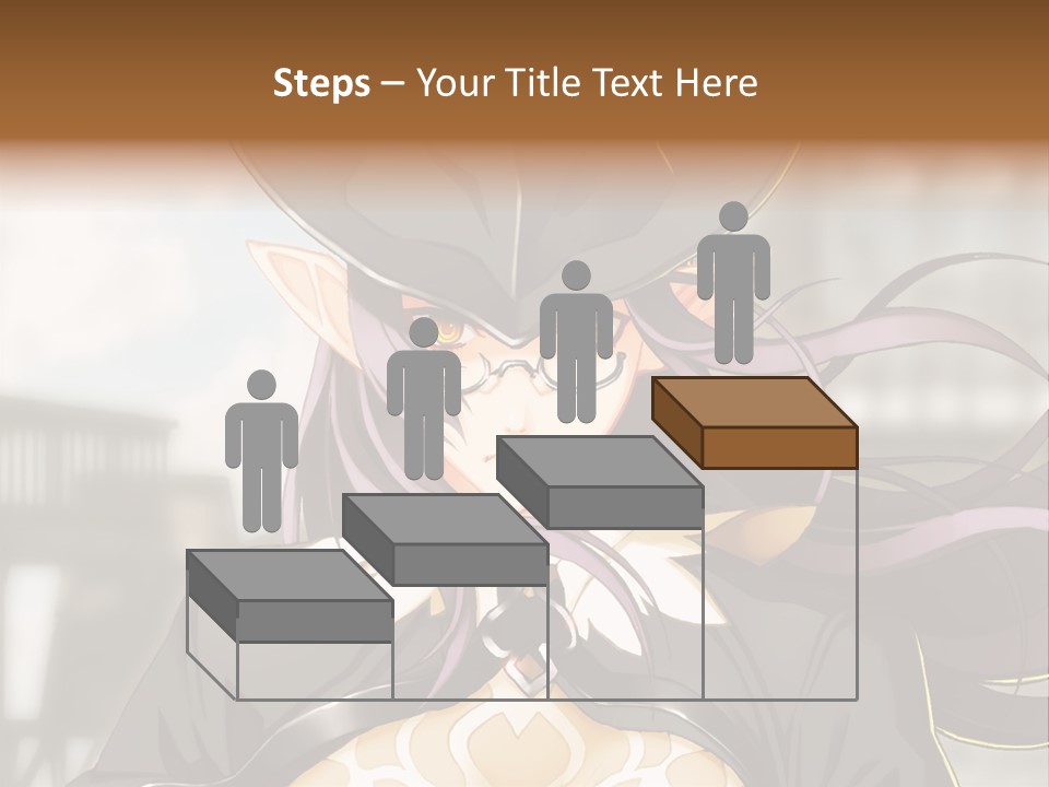 A Woman With Long Hair Wearing A Hat And Glasses PowerPoint Template