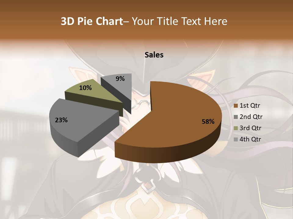 A Woman With Long Hair Wearing A Hat And Glasses PowerPoint Template