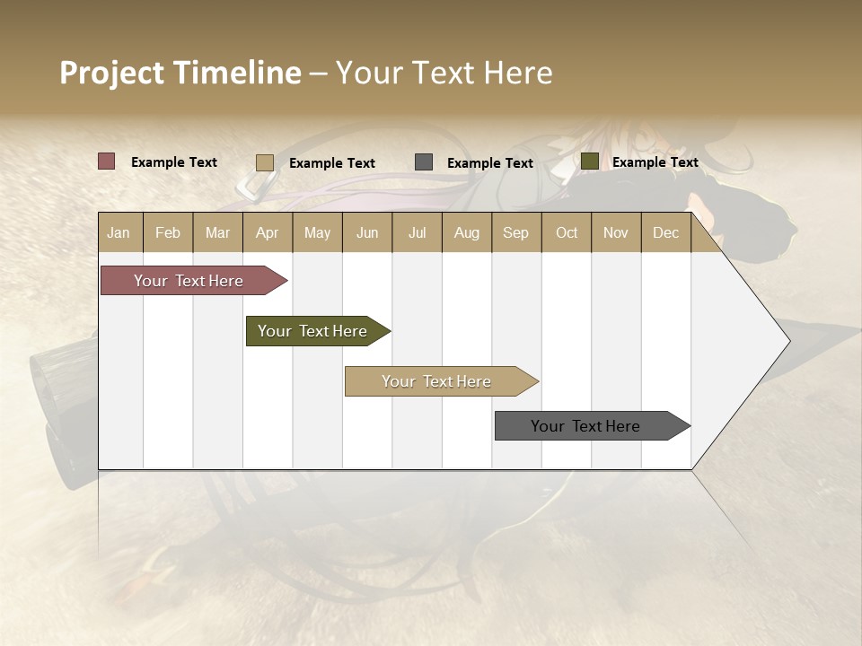 A Woman Holding A Large Black Object In Her Hand PowerPoint Template