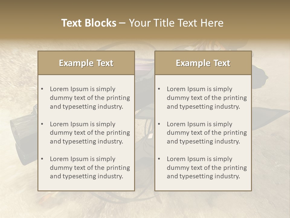 A Woman Holding A Large Black Object In Her Hand PowerPoint Template