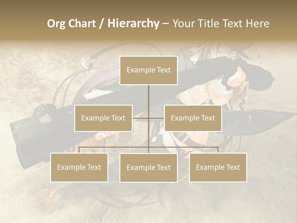 A Woman Holding A Large Black Object In Her Hand PowerPoint Template