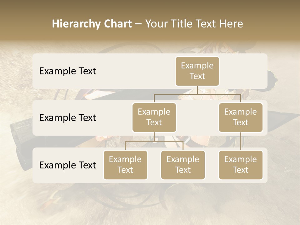 A Woman Holding A Large Black Object In Her Hand PowerPoint Template