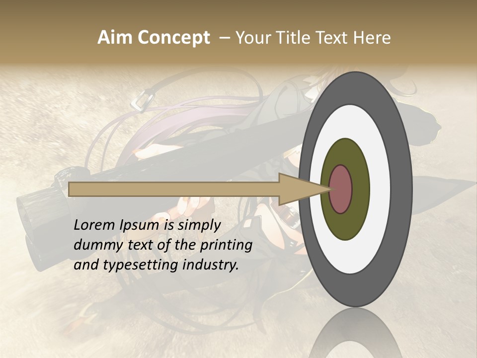 A Woman Holding A Large Black Object In Her Hand PowerPoint Template