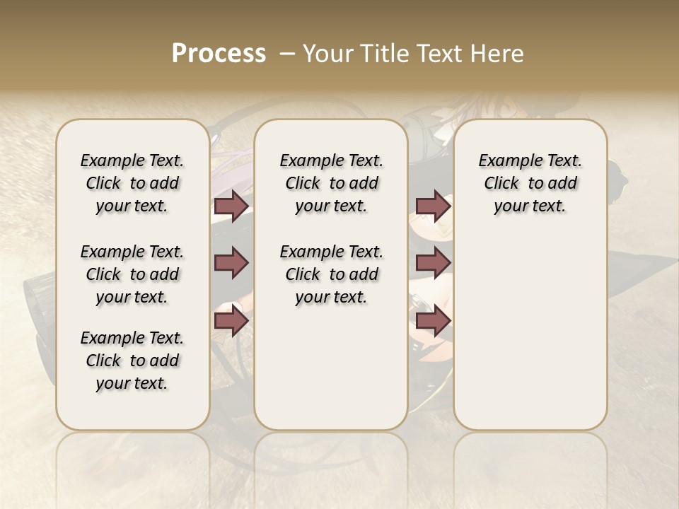 A Woman Holding A Large Black Object In Her Hand PowerPoint Template