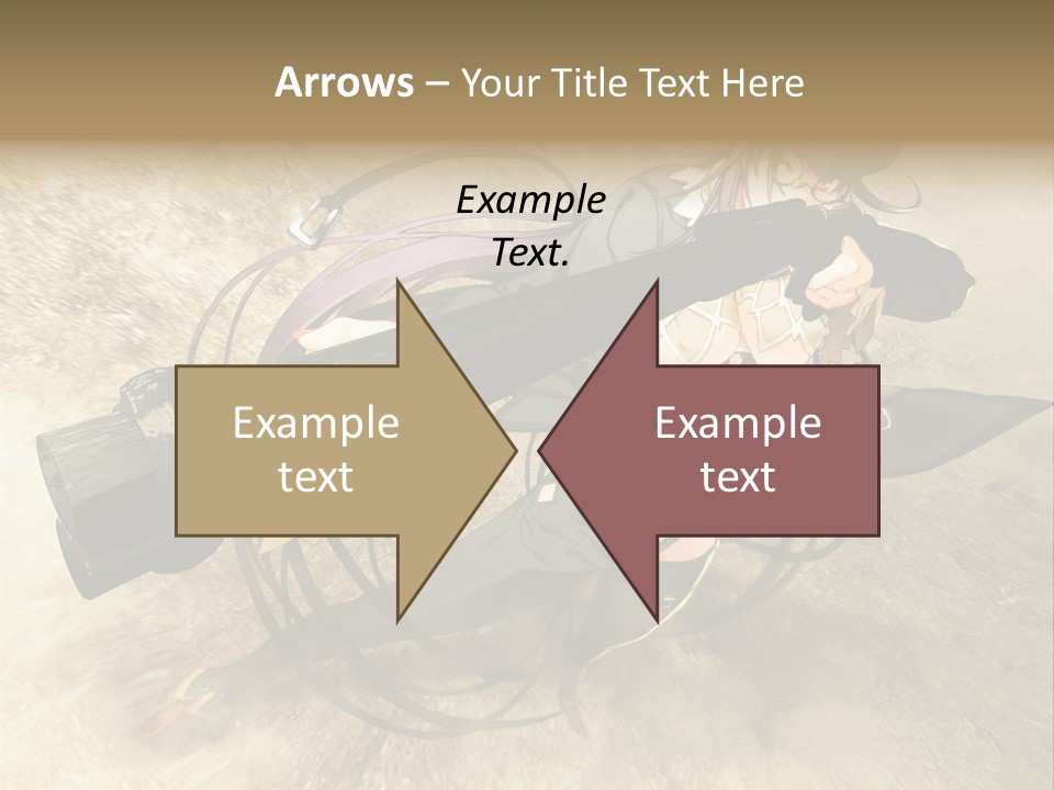 A Woman Holding A Large Black Object In Her Hand PowerPoint Template