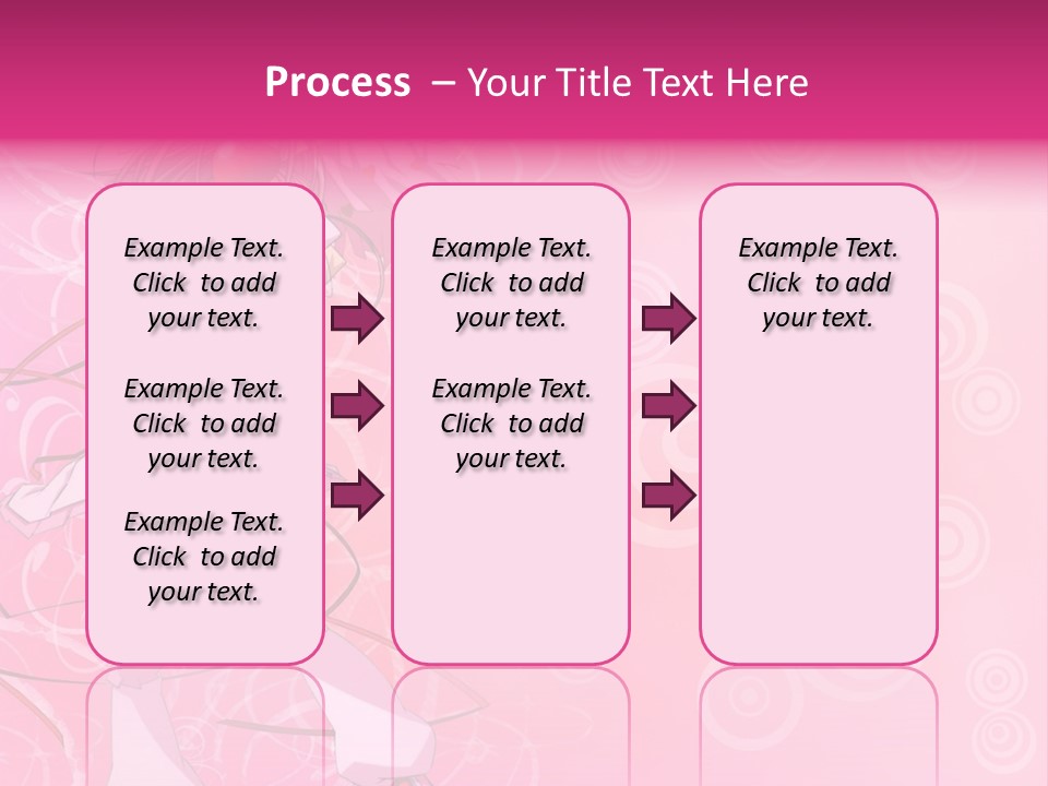 A Girl In A Pink Dress With A Heart On Her Head PowerPoint Template