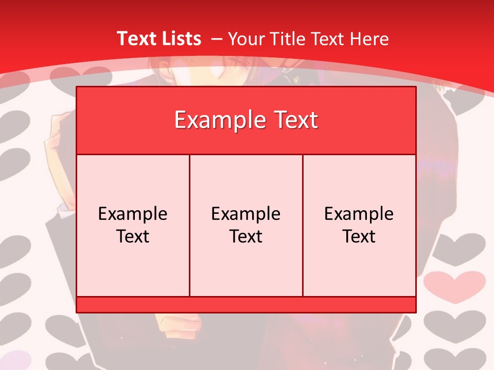 A Man And Woman Hugging In Front Of Hearts PowerPoint Template