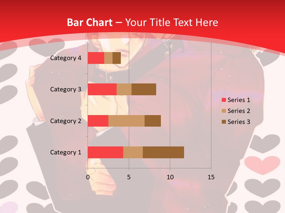 A Man And Woman Hugging In Front Of Hearts PowerPoint Template
