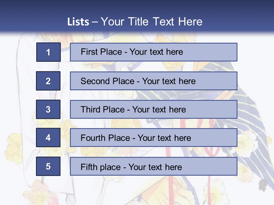 A Couple Of People Hugging Each Other With A Blue Background PowerPoint Template