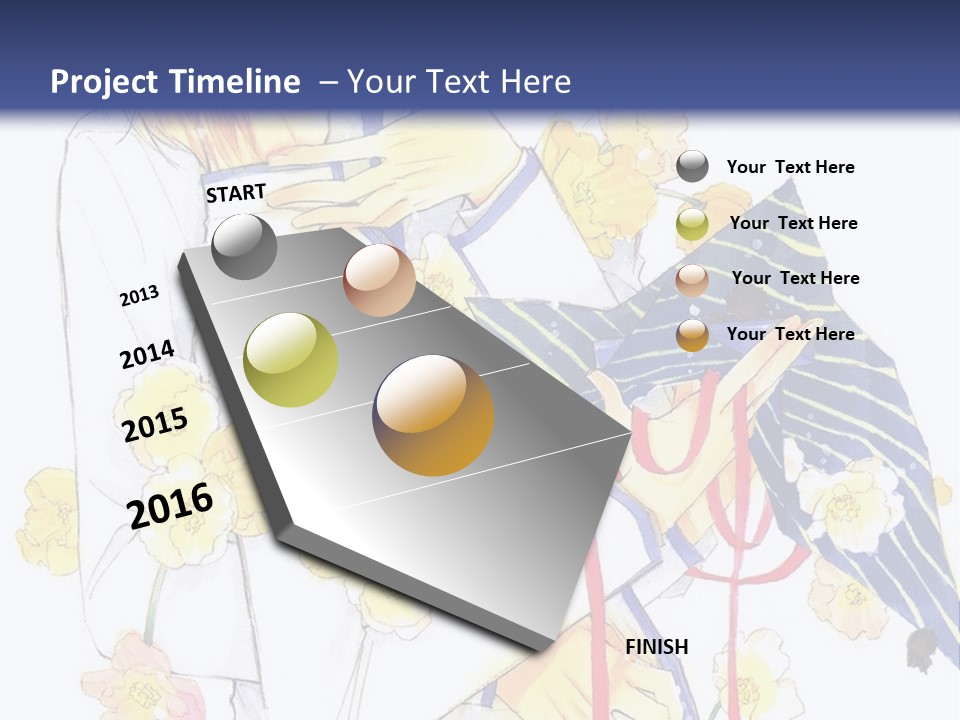 A Couple Of People Hugging Each Other With A Blue Background PowerPoint Template