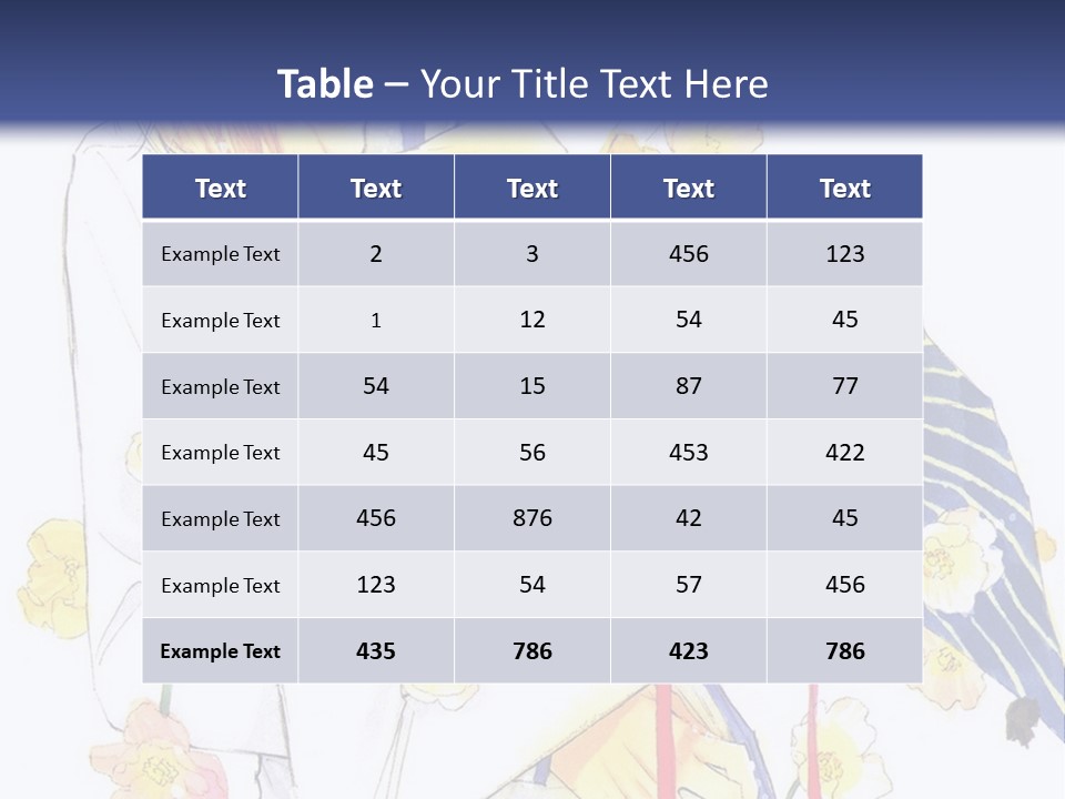 A Couple Of People Hugging Each Other With A Blue Background PowerPoint Template