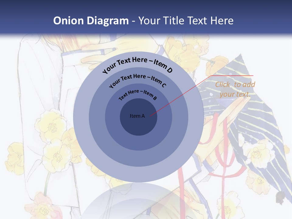 A Couple Of People Hugging Each Other With A Blue Background PowerPoint Template