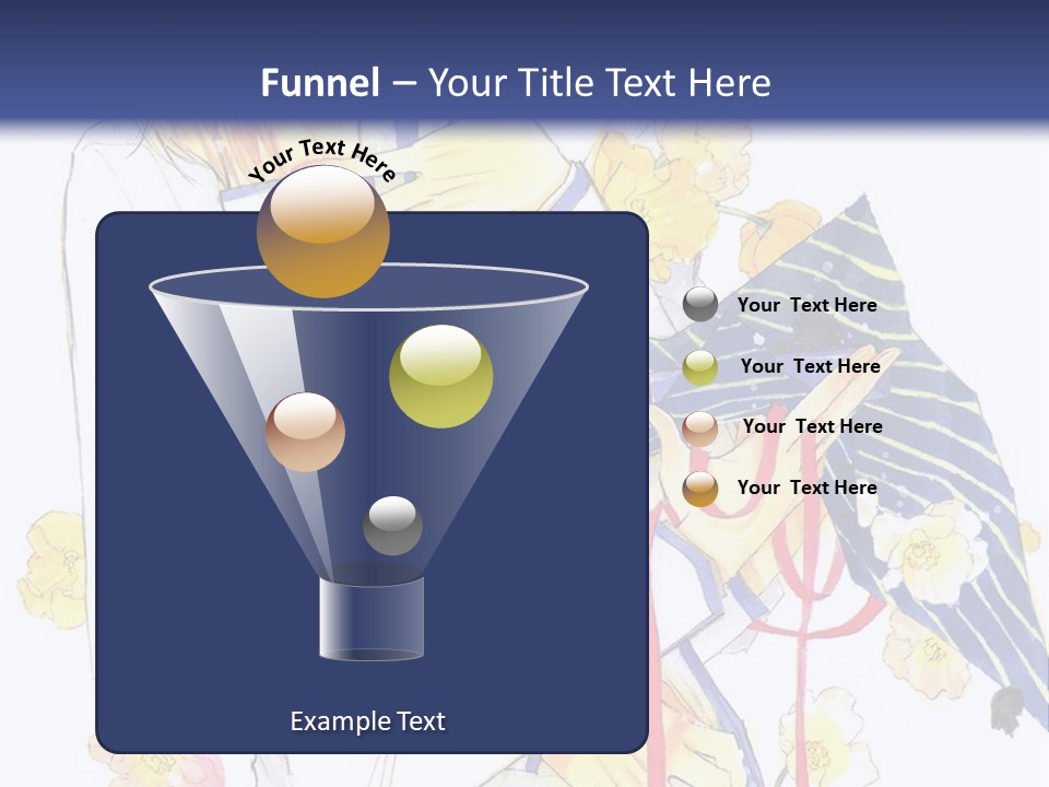 A Couple Of People Hugging Each Other With A Blue Background PowerPoint Template