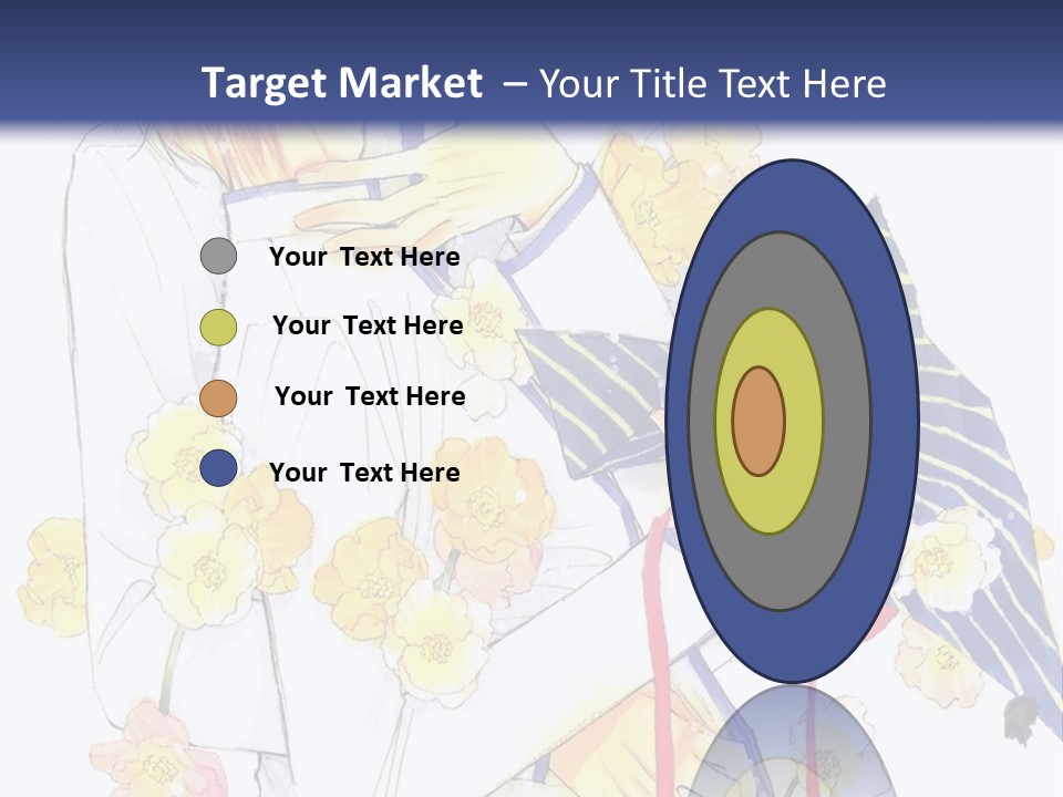 A Couple Of People Hugging Each Other With A Blue Background PowerPoint Template