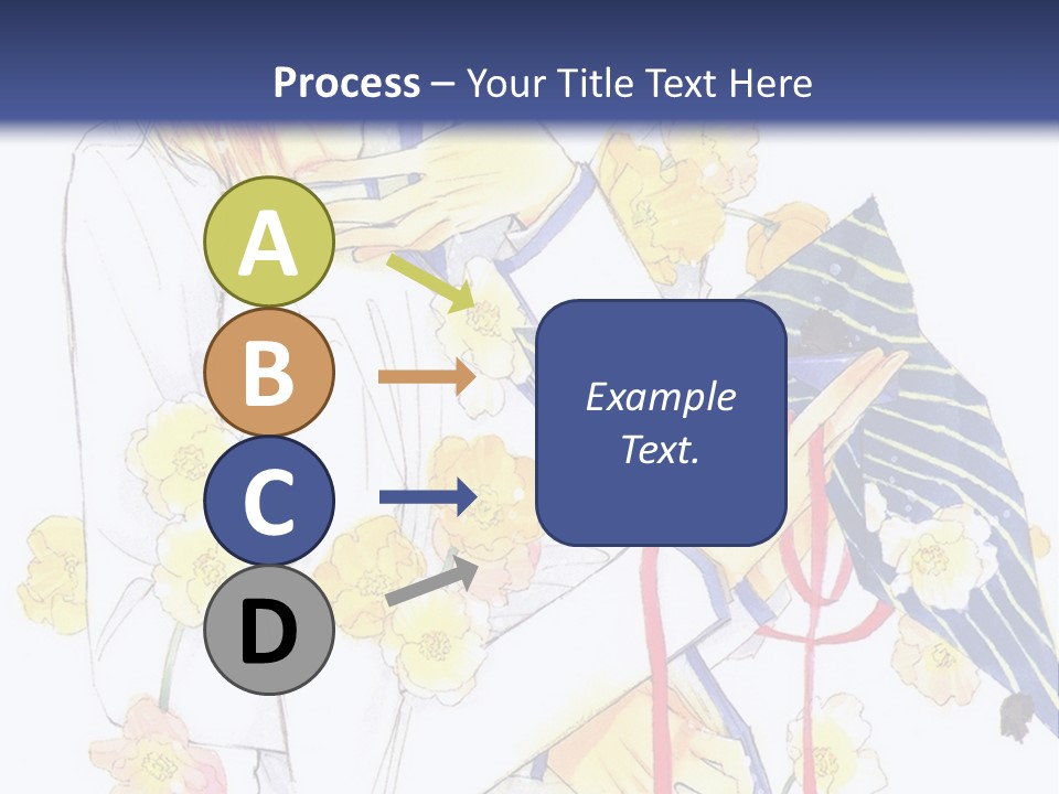 A Couple Of People Hugging Each Other With A Blue Background PowerPoint Template