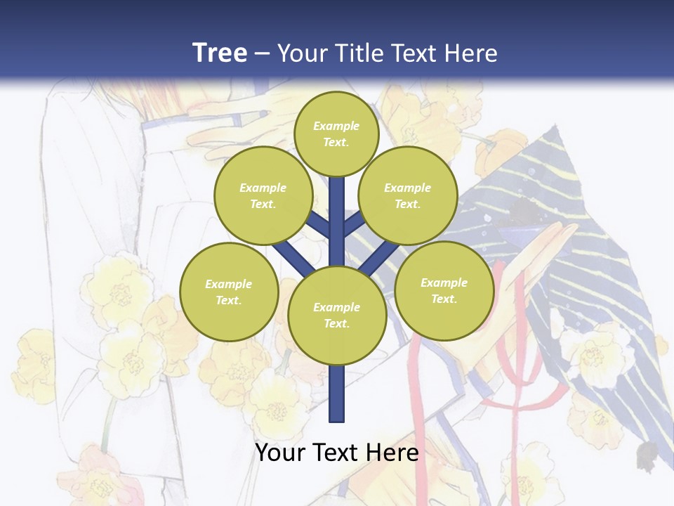 A Couple Of People Hugging Each Other With A Blue Background PowerPoint Template