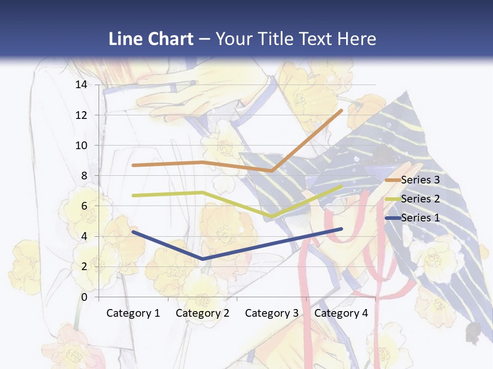A Couple Of People Hugging Each Other With A Blue Background PowerPoint Template