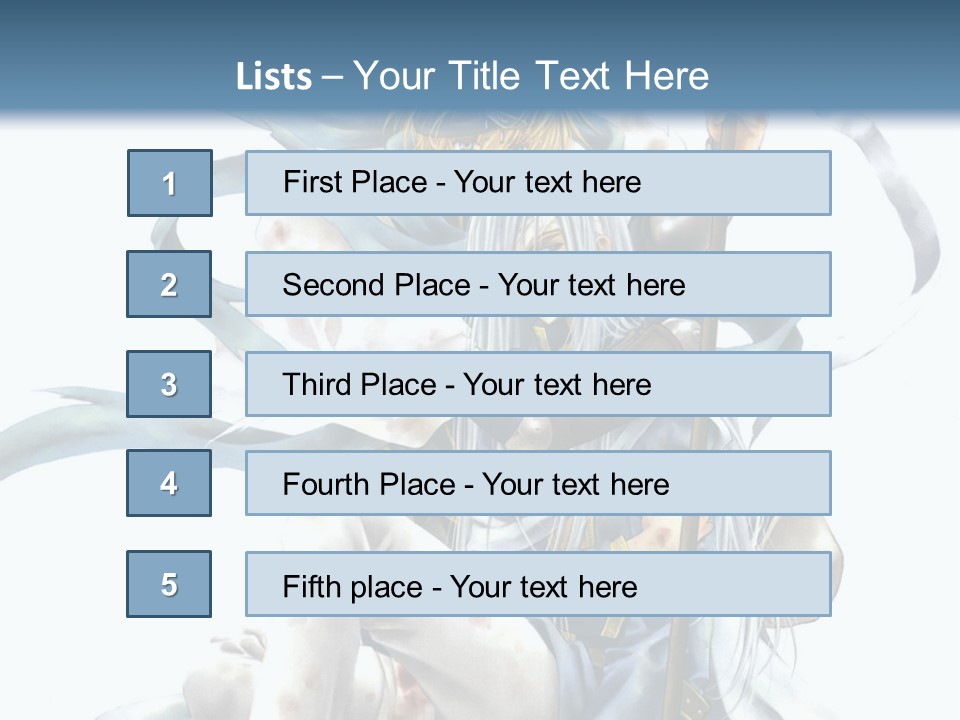 A Man With A Sword And A Woman With A Sword PowerPoint Template
