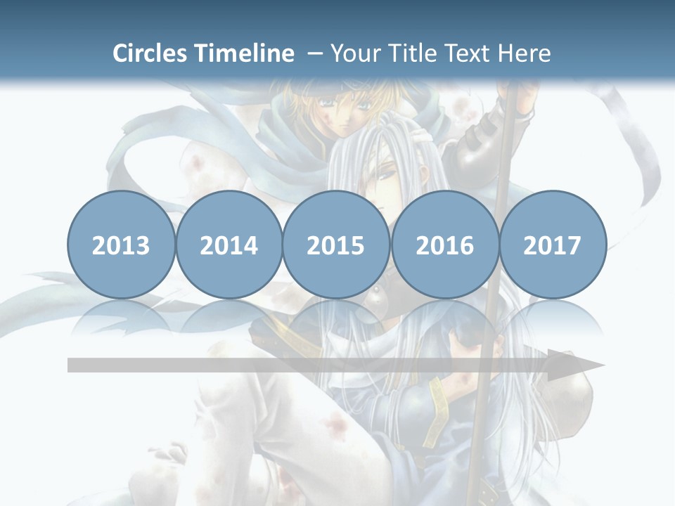 A Man With A Sword And A Woman With A Sword PowerPoint Template