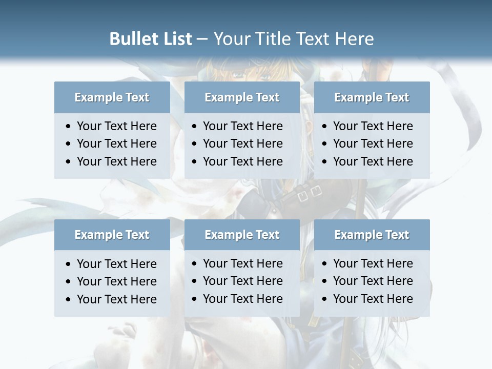 A Man With A Sword And A Woman With A Sword PowerPoint Template