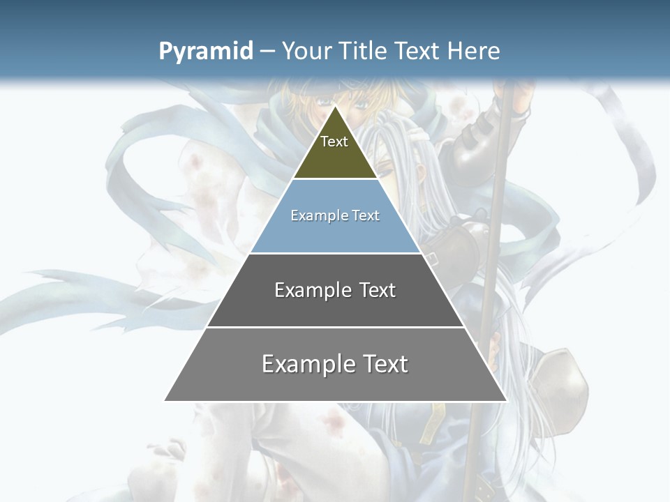 A Man With A Sword And A Woman With A Sword PowerPoint Template