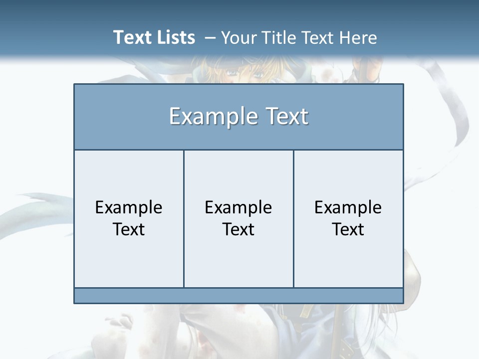 A Man With A Sword And A Woman With A Sword PowerPoint Template