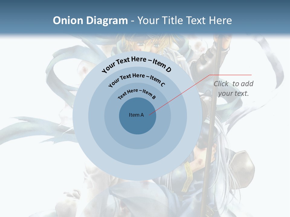 A Man With A Sword And A Woman With A Sword PowerPoint Template