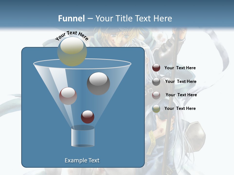 A Man With A Sword And A Woman With A Sword PowerPoint Template