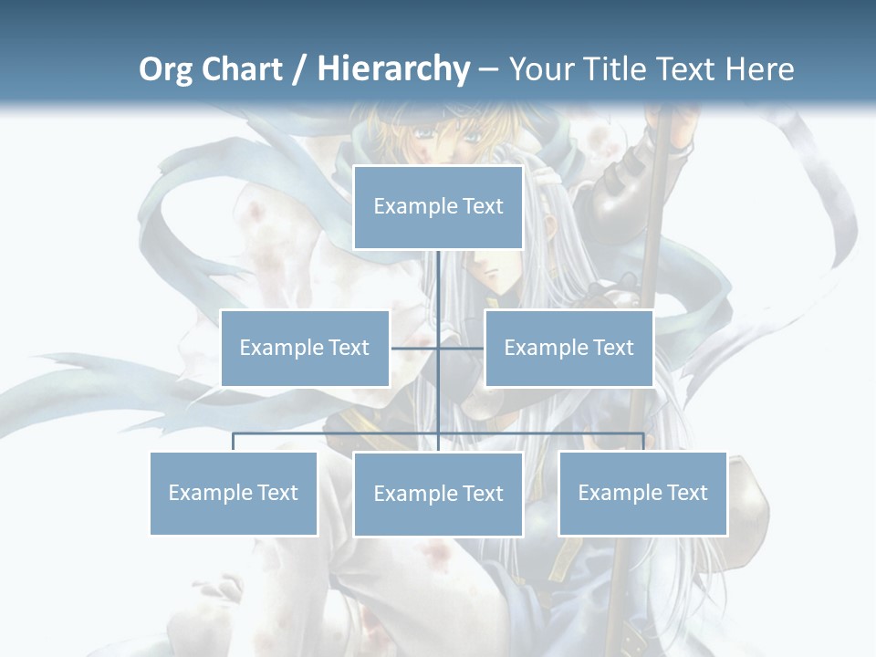 A Man With A Sword And A Woman With A Sword PowerPoint Template