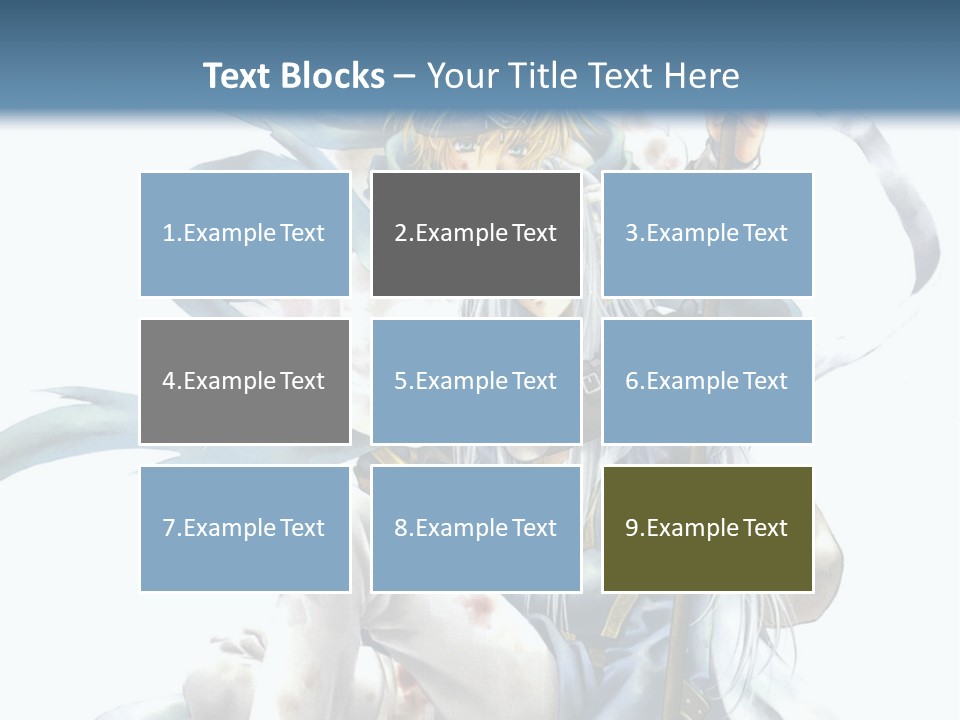 A Man With A Sword And A Woman With A Sword PowerPoint Template