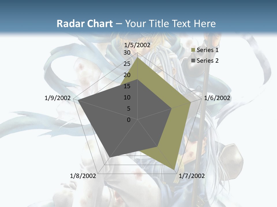 A Man With A Sword And A Woman With A Sword PowerPoint Template