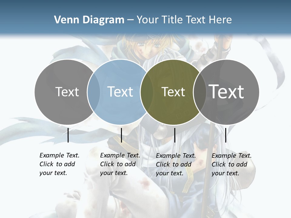 A Man With A Sword And A Woman With A Sword PowerPoint Template