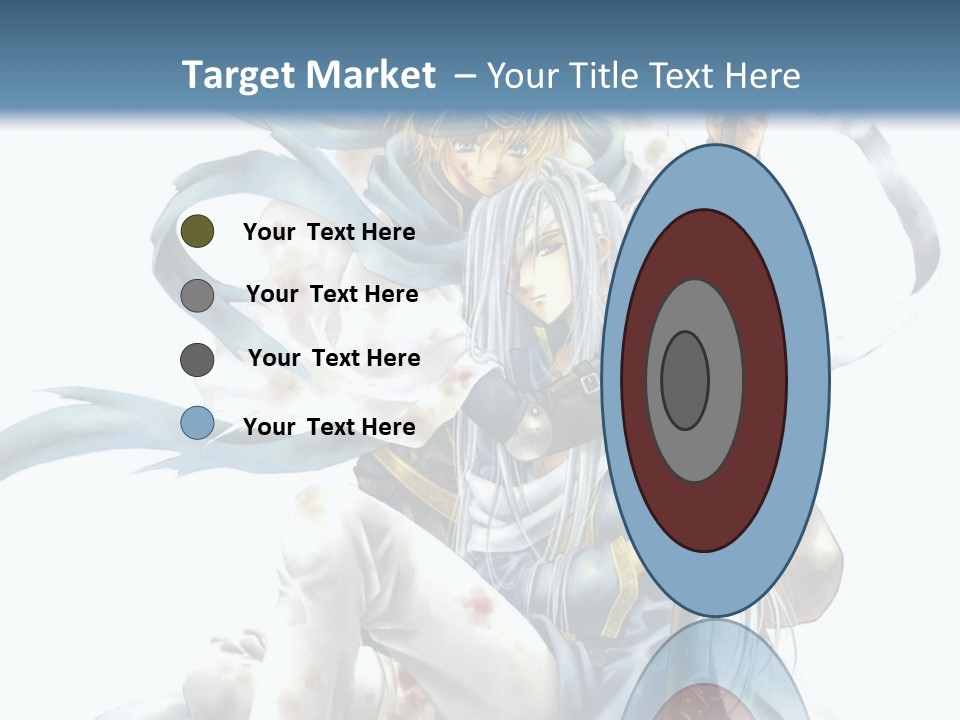 A Man With A Sword And A Woman With A Sword PowerPoint Template