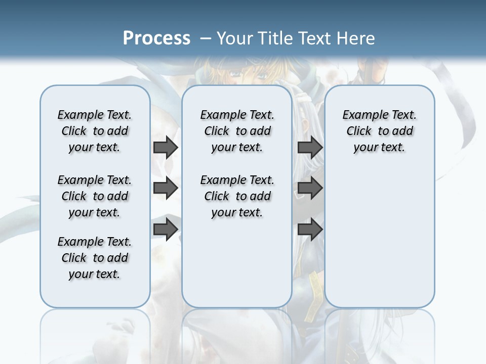 A Man With A Sword And A Woman With A Sword PowerPoint Template