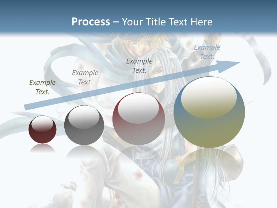 A Man With A Sword And A Woman With A Sword PowerPoint Template