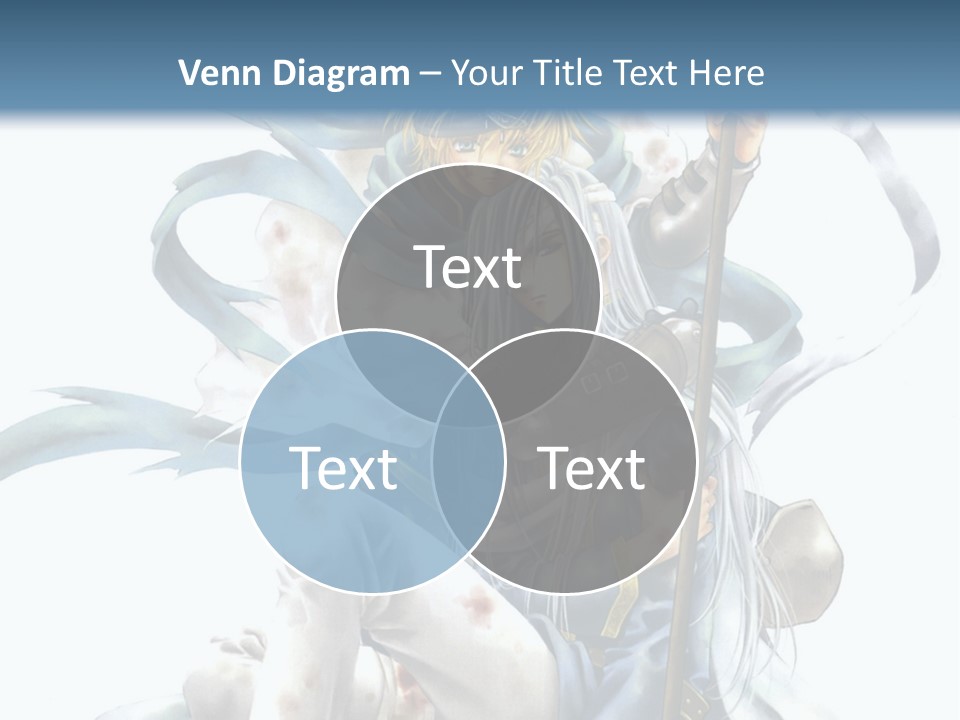 A Man With A Sword And A Woman With A Sword PowerPoint Template