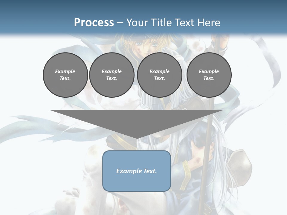 A Man With A Sword And A Woman With A Sword PowerPoint Template