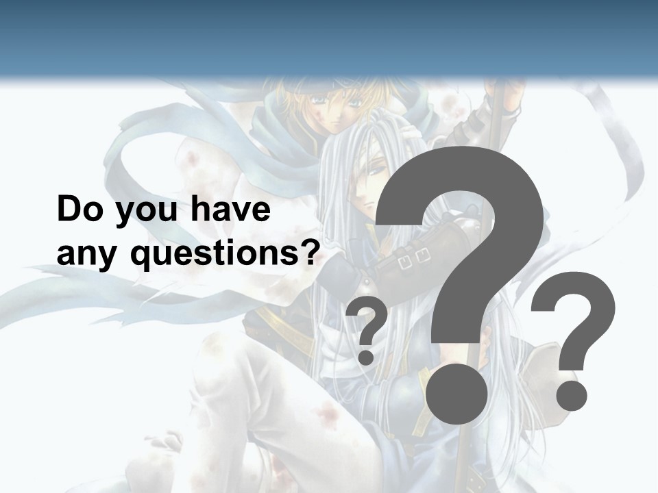 A Man With A Sword And A Woman With A Sword PowerPoint Template