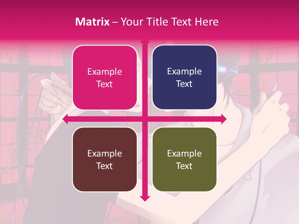 A Couple Kissing With Headphones In Front Of A Window PowerPoint Template