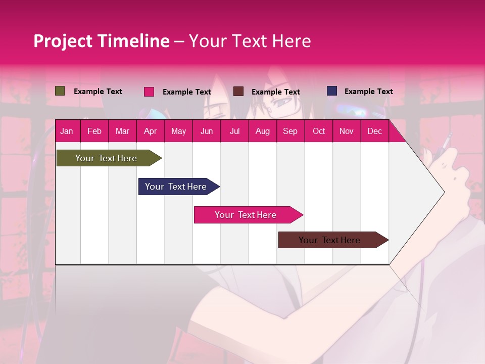 A Couple Kissing With Headphones In Front Of A Window PowerPoint Template
