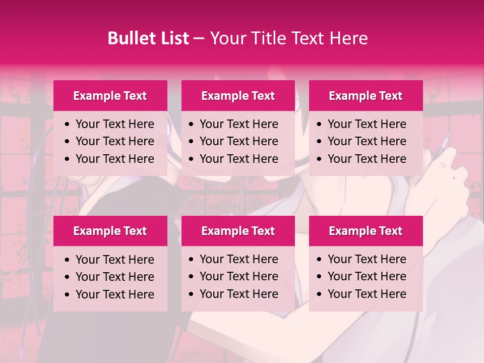 A Couple Kissing With Headphones In Front Of A Window PowerPoint Template