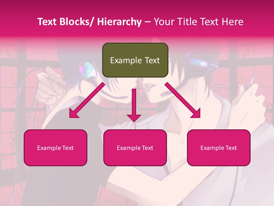 A Couple Kissing With Headphones In Front Of A Window PowerPoint Template