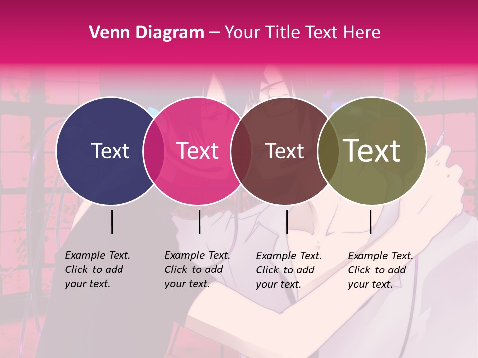 A Couple Kissing With Headphones In Front Of A Window PowerPoint Template