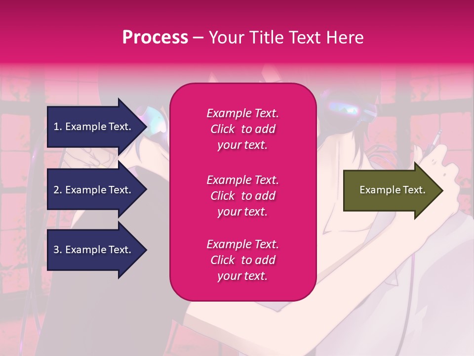 A Couple Kissing With Headphones In Front Of A Window PowerPoint Template