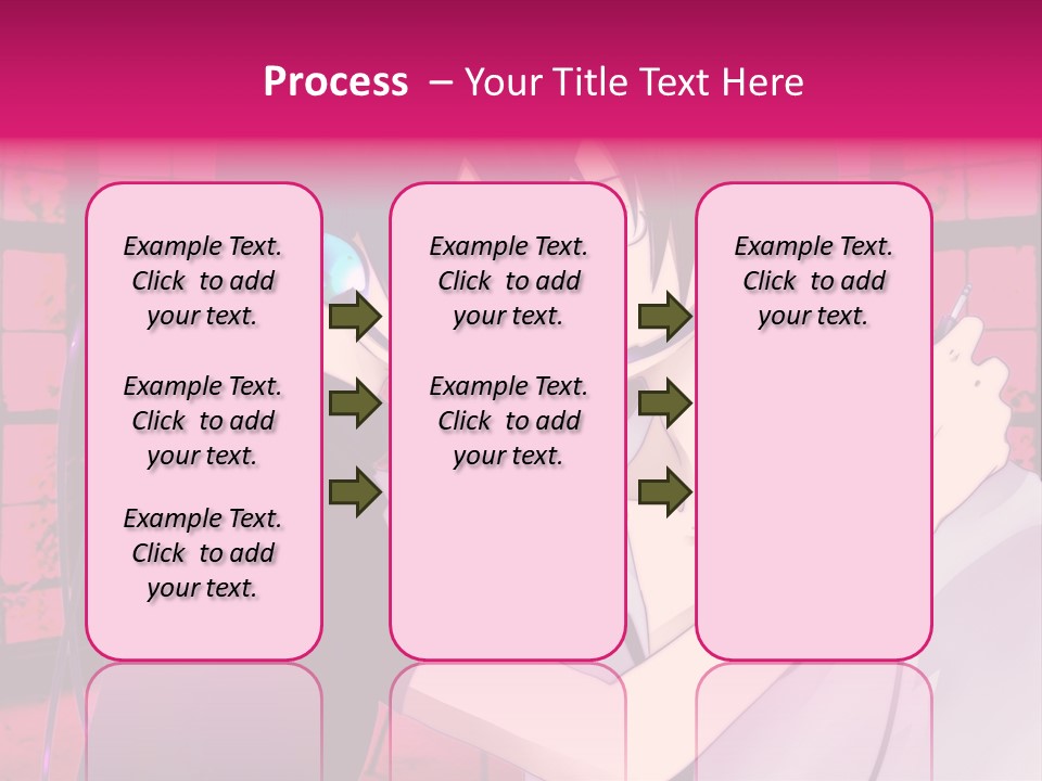 A Couple Kissing With Headphones In Front Of A Window PowerPoint Template